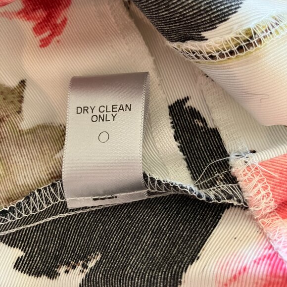 ic by Connie K Pink, Black, White & Green 3/4 Sleeve Floral Jacket Extra Large X - Picture 13 of 13